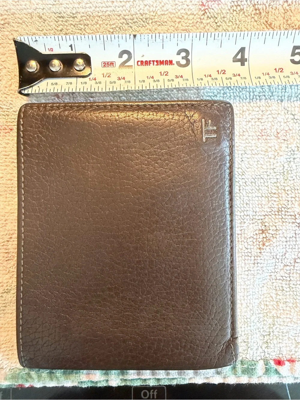 Tom Ford Bifold Wallet Brown Leather Pre-owned